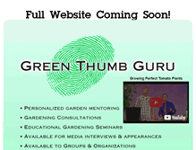Tablet Screenshot of greenthumbguru.com